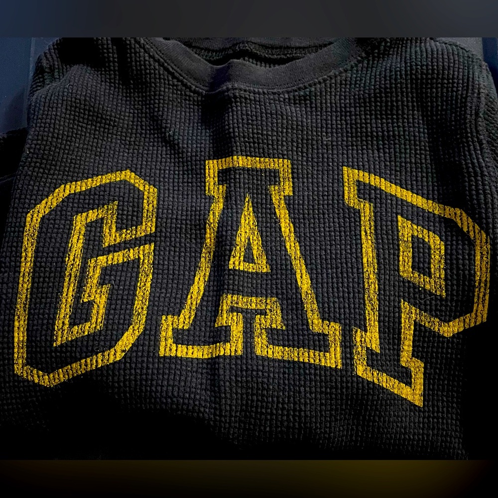 Baby GAP Toddler Boy’s Thermal Long Sleeve Shirt, Navy Blue, Size: 5T